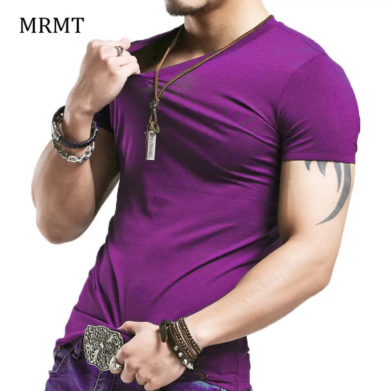2023 Brand New Men T Shirt Tops V neck Short Sleeve Tees Men's Fashion Fitness Hot T-shirt For Male Free Shipping Size 5XL