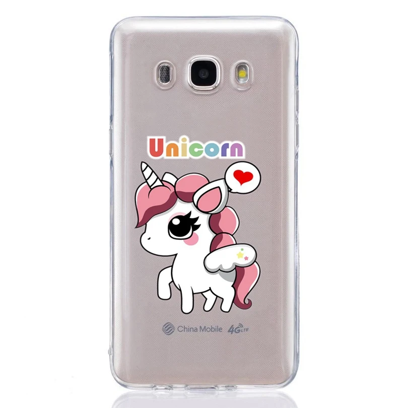 For Samsung Galaxy A3 A5 2016 2017 prime J1 J2 J3 J5 J7 TPU Colorful Soft Unicorn Painted Desig Cover Case Fundas C321 |
