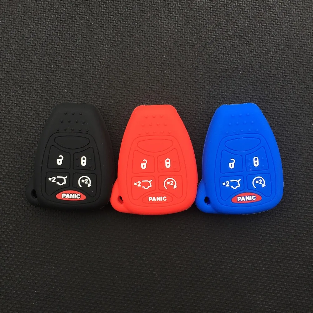 ZAD silicon key cover case cap protect skin set hood for jeep wrangler cherokee Chrysler Liberty Pacifica Sebring Aspen Magn | Автомобили