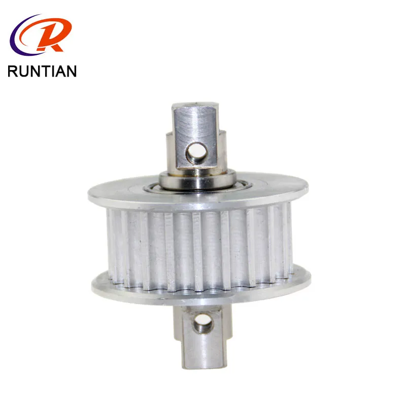 

Timing Belt Pulley with Axle for Flora HJ320 Inkjet Printer Spare Parts
