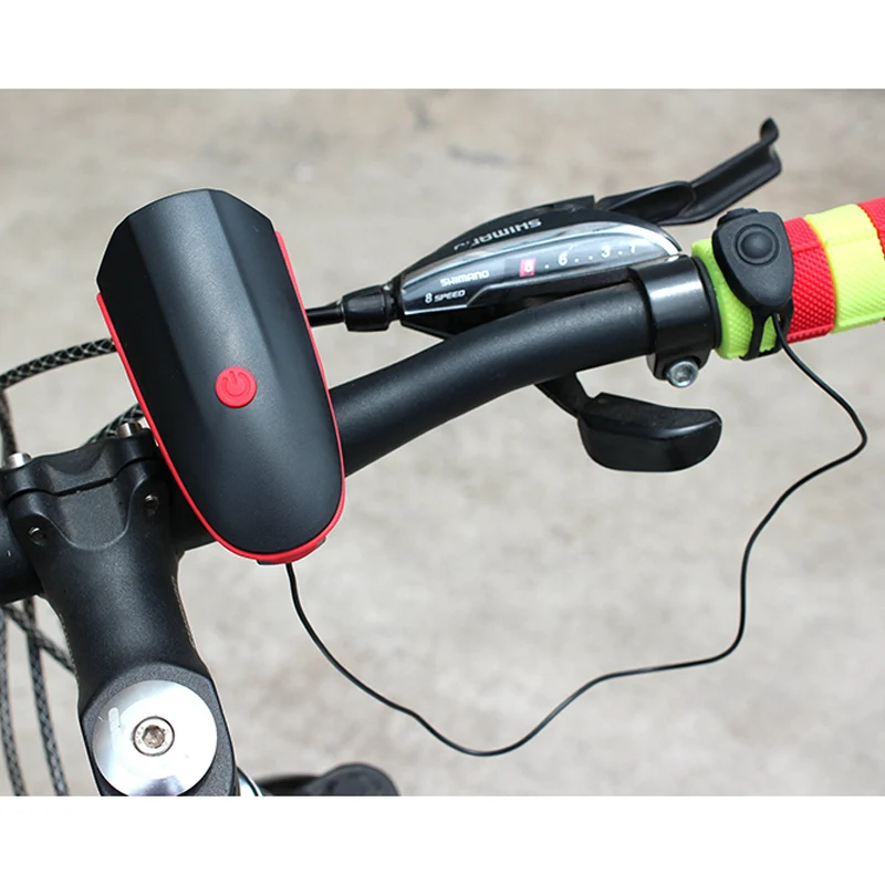 Bicycle Bell USB Charging Flashlight Bike Horn Light Headlight Cycling Multifunction Ultra Bright Electric 120db | Спорт и