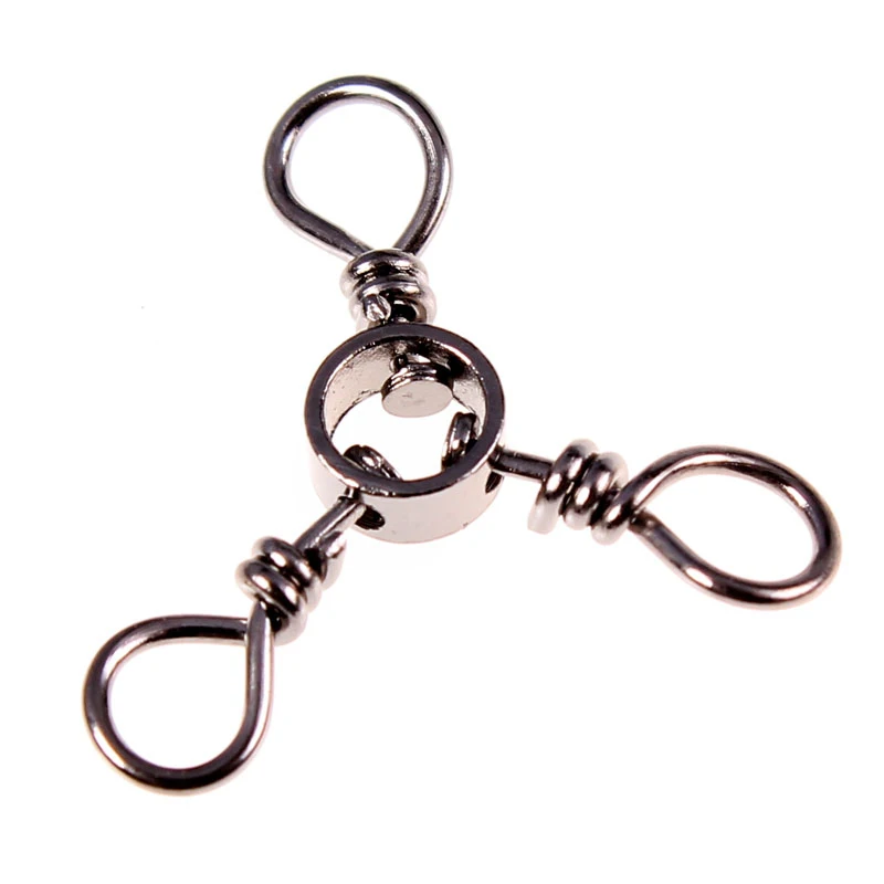 Набор рыболовных снастей 100 шт. (3 способа) Вертлюг Размер 4 #/6 #/8 # | Спорт и