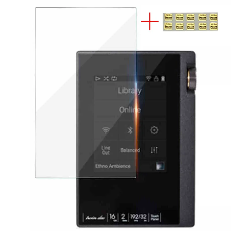 

Tempered Glass Screen Protector Film For ONKYO DP-S1 / Pioneer XDP-30R
