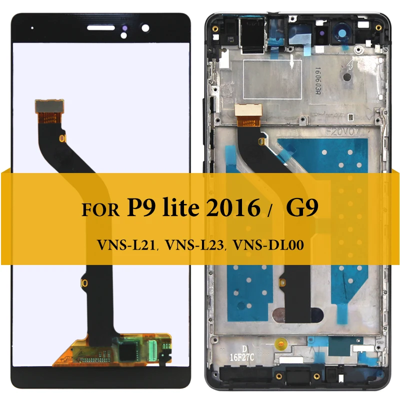 Для Huawei P9 Lite 2016 / G9 ЖК-дисплей сенсорный экран дисплей VNS-L21 VNS-L23 панель дигитайзер в