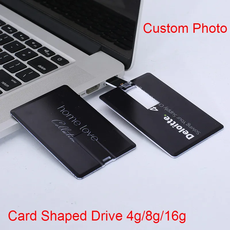 DIY Creative USB 2.0 Flash Credit Card 16GB 32GB Drive Pen 4GB 8GB Print Your Photo or Custom Company Logo Gift | Компьютеры и офис