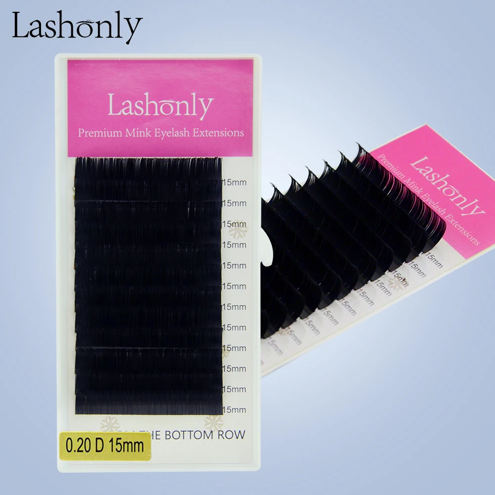 Lashonly накладные ресницы норковые Индивидуальные для наращивания maquiagem cilios