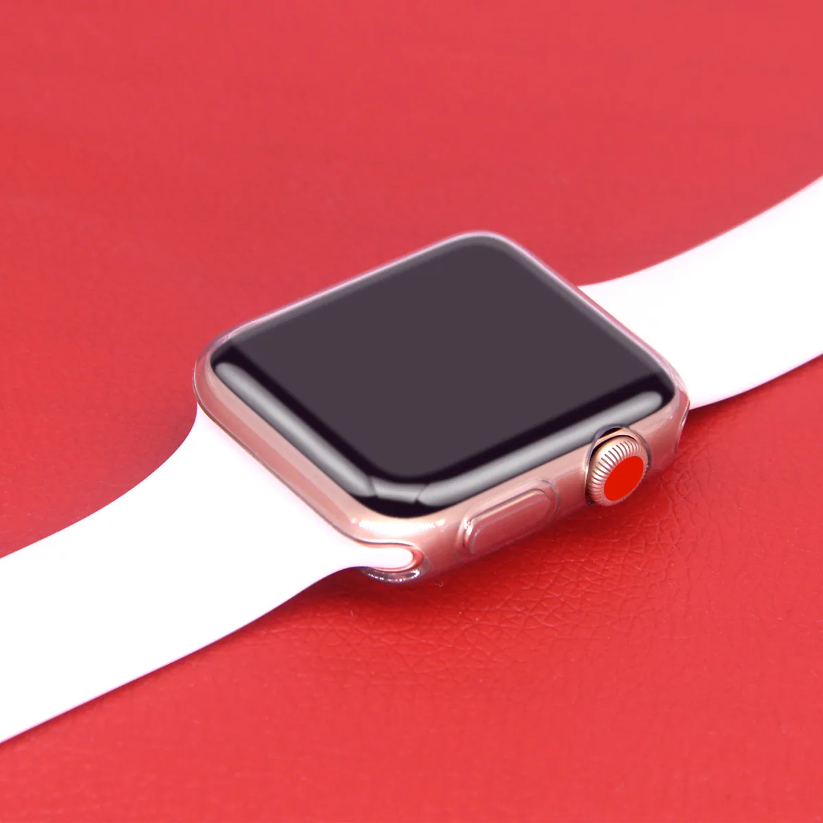 Новое поступление полная защита прозрачный мягкий чехол из ТПУ для Apple Watch 44 мм 40 42