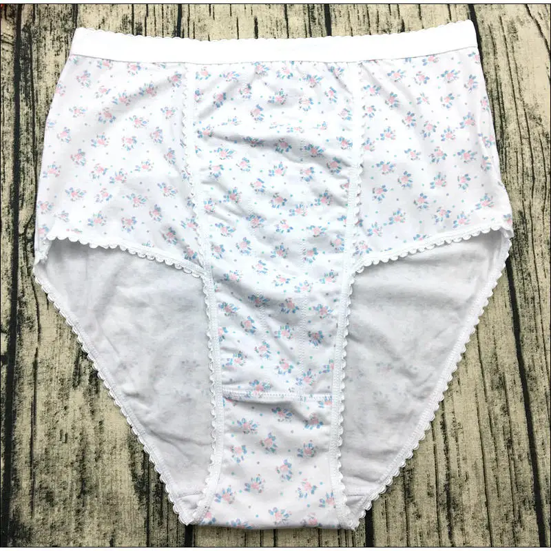 2XL, 3XL, 4XL, 5XL женское хлопковое нижнее белье с высокой талией женские трусы большого размера женское белье хлопковые трусы 5 шт./партия