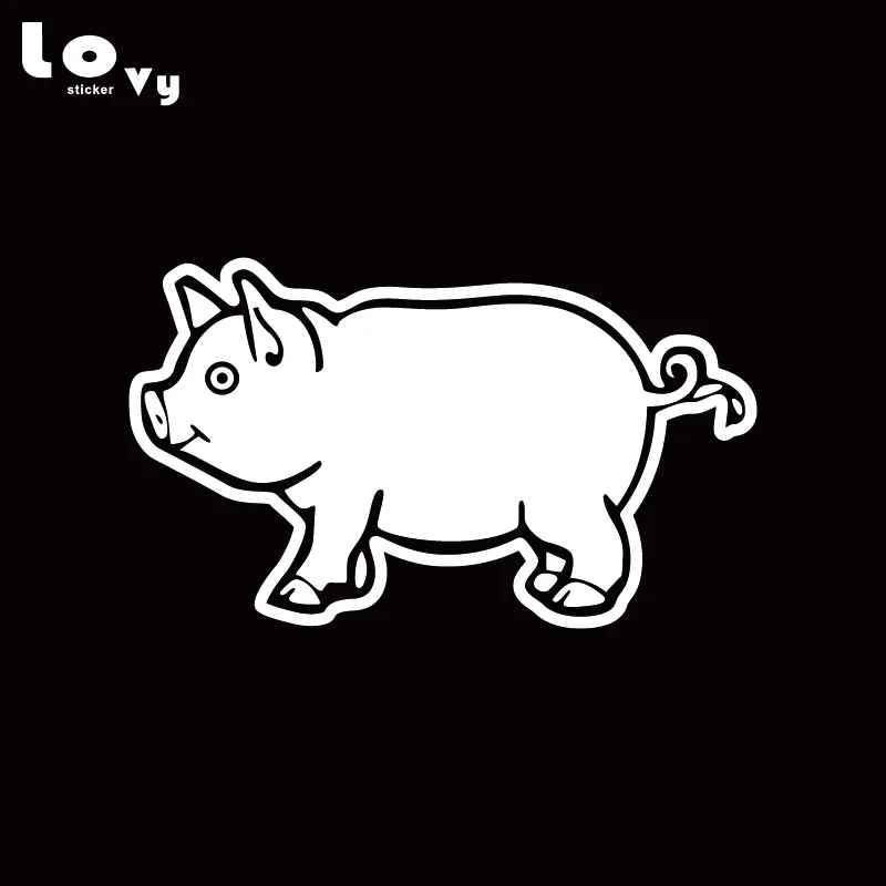 Милая Детская свинья-ферма свинья свиная виниловая Автомобильная наклейка на