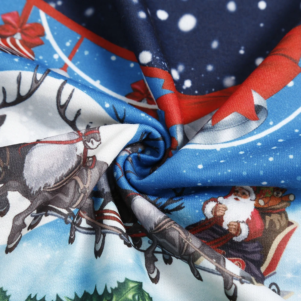 Топы для мальчиков на Рождество 2019 детский хлопковый свитер с милым оленем топ