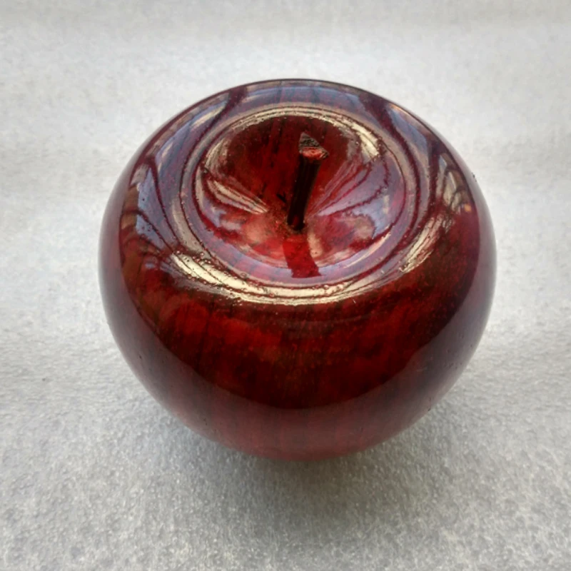 Массив дерева яблоко домашние декоративные художественные статуэтки миниатюры