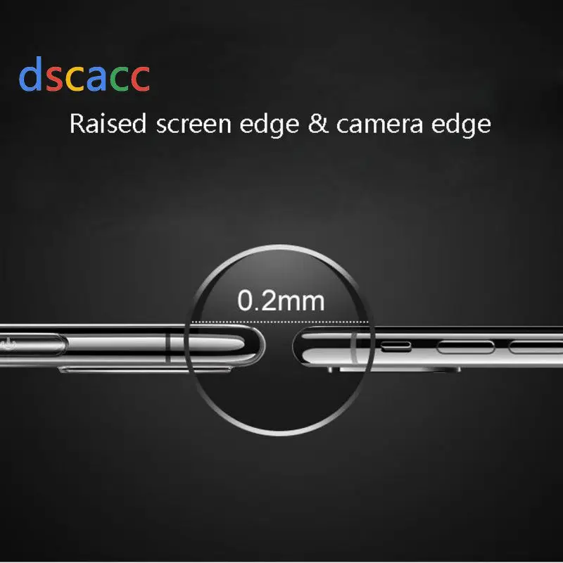 DSCACC Высокое качество ультра тонкий прозрачный ТПУ чехол для huawei Y5 Y6 Y7 Pro Lite P smart Z Y9 prime 100 шт