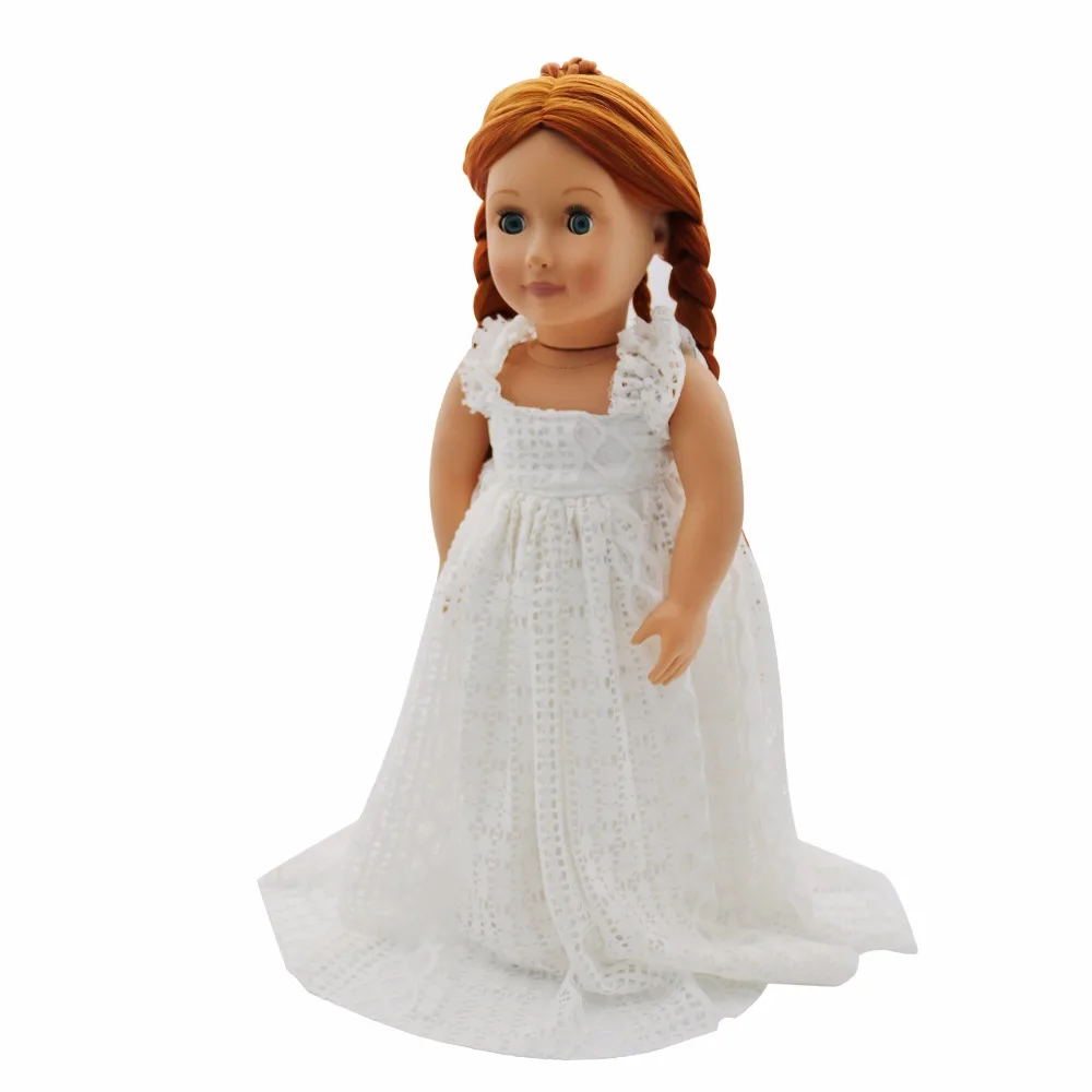 Новый летний American Girl Doll Одежда куклы Интимные аксессуары слинг Кружево платье
