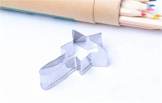 1PC/Lot Baby Kid's Series Magic Wand Cookie Cutter 7.2*4.5cm Pastry Baking Mould Cake Biscuit Decorating Fondant Cutters | Дом и сад