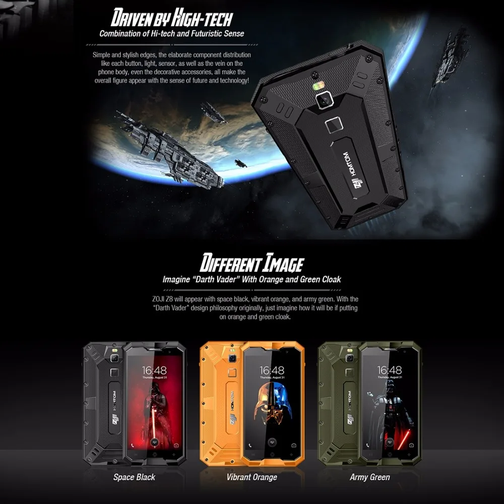 HOMTOM зоджи Z8 IP68 tri доказательство смартфон 4 г 5 0 дюймов ips ГБ Оперативная память + 64