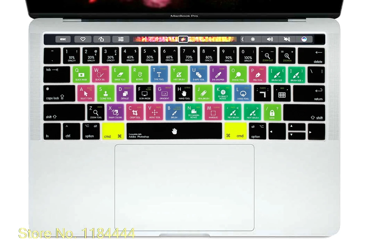 Для Apple 2016 MacBook Pro Retina 13 &quot15&quot с сенсорной идентификацией и панелью фотошоп PS