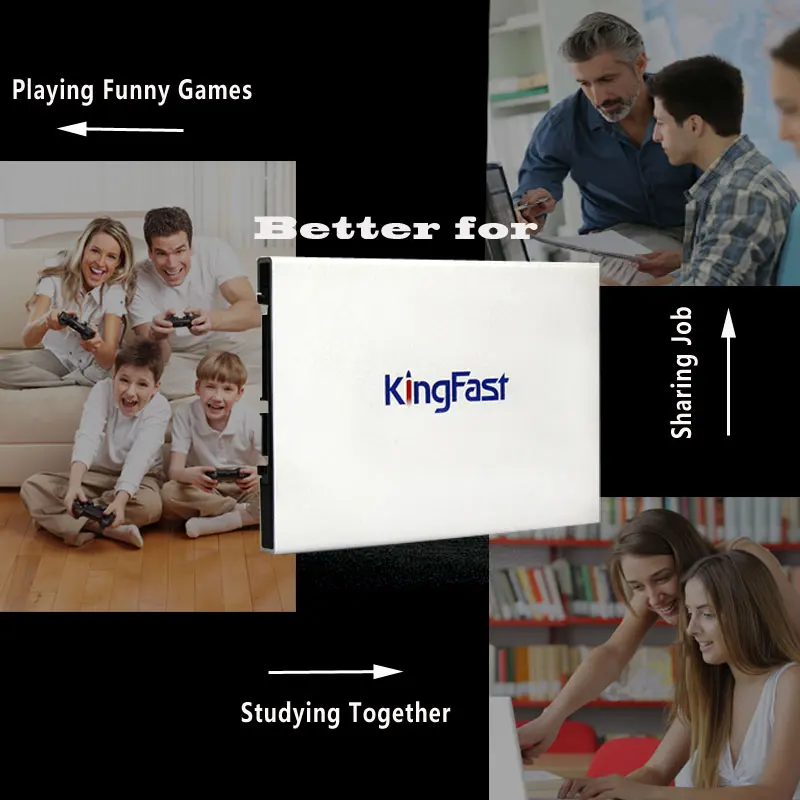 Металлический внутренний SSD F6 Kingfast 7 мм 2 5 дюйма 32 ГБ 60 Гб 128 SATAIII 6 Гбит/с