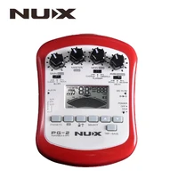 nux pg 2 portable electric guitar multi effects pedal processor with tuner metronome built in noise gate