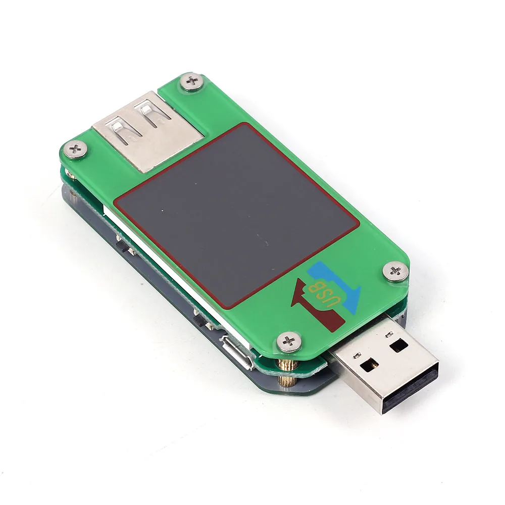 UM24 USB 2 0 IC тестер Вольтметр Амперметр ЖК-цифровой мультиметр-термометр измеритель
