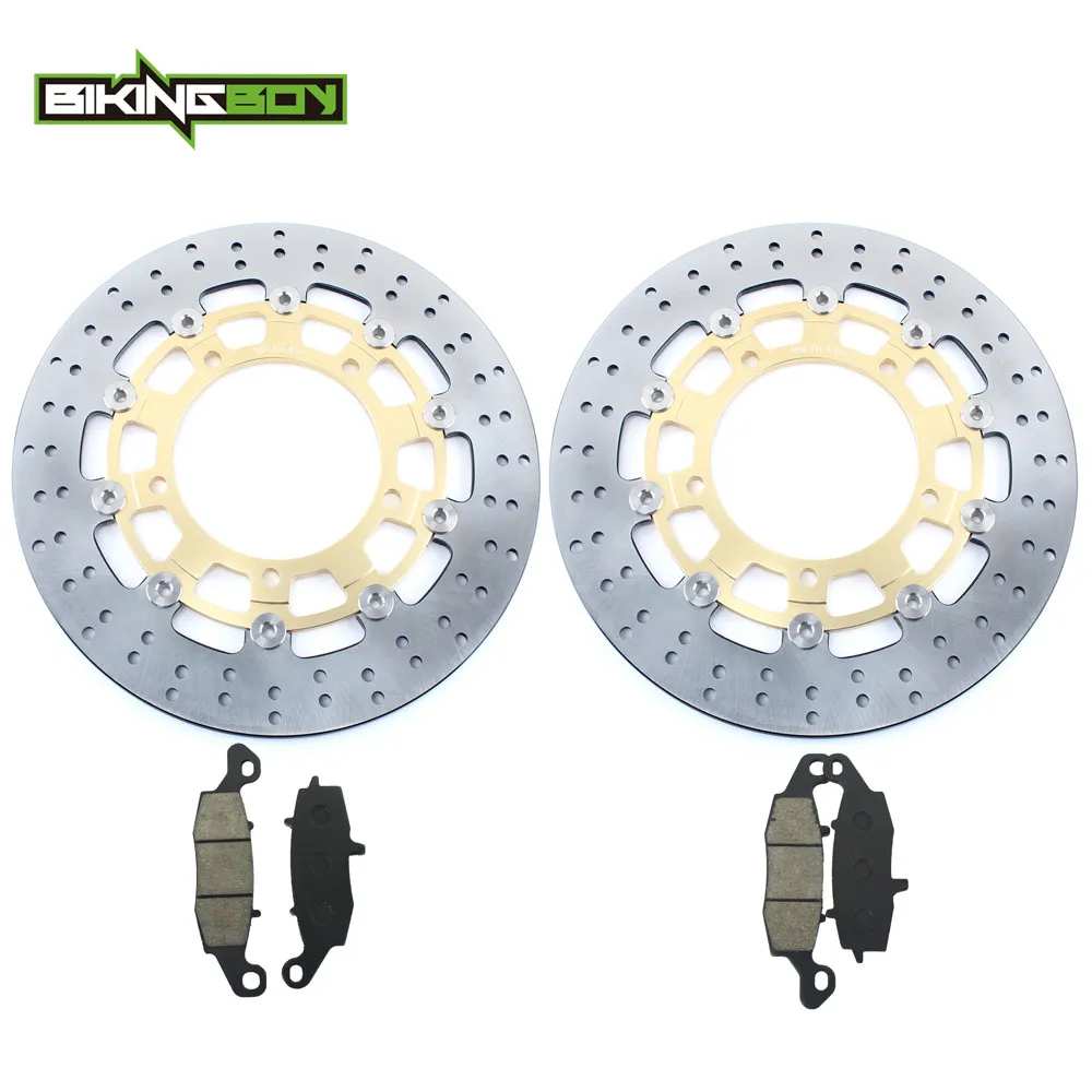 BIKINGBOY для Suzuki DL650 Vstorm 07 08 09 10 11 12 13 14 15 DL 650 передние тормозные диски роторы колодки