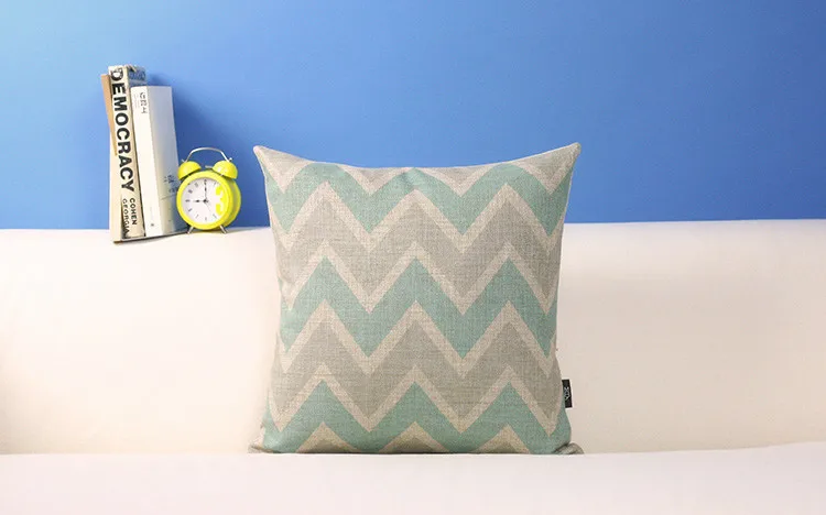 Скандинавские простые подушки цветные гофрированные полосатые Наволочки