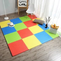 JCC Leaf Pattern Puzzle EVA Foam Baby Play Mat /kids Rugs carpet  Interlocking Exercise Floor for children Tiles 60*60*1.2cm