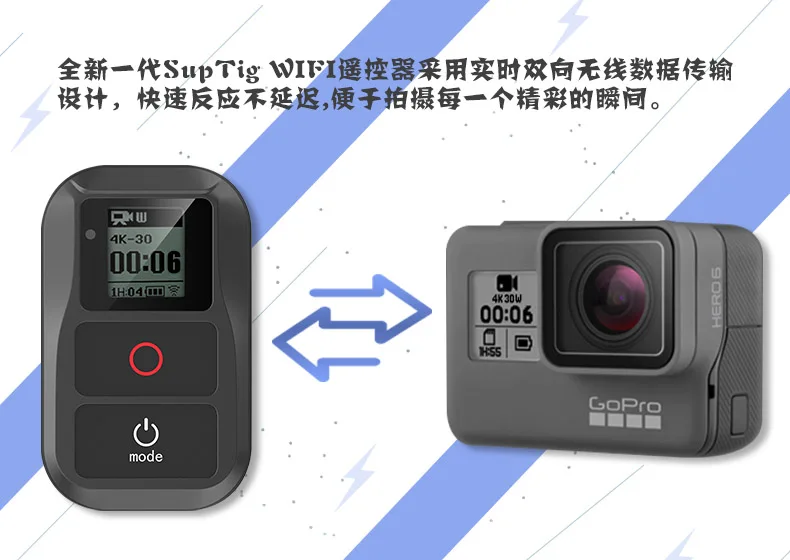 Clownfish для Gopro hero 8 7 6 5 батарея 3 Пути USB 3 слота зарядное устройство WiFi Пульт дистанционного управления зарядное устройство для GoPro hero 5/4 пульт дистанционного управления