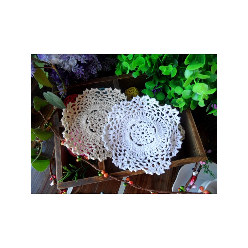 Винтажные отель стол Декоративные салфетки DIY ручной работы крючком бытовой