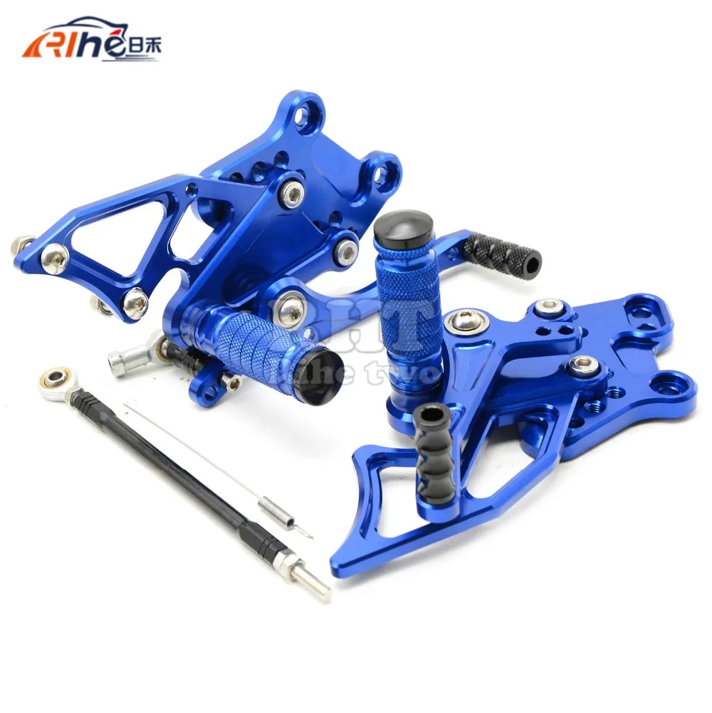 Аксессуары для мотоциклов Регулируемые подножки ног yamaha YZF R3 R25 R300 R250 YZF-R25 YZF-R3 13 14 15