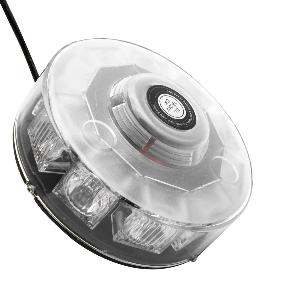 10LED Янтарный Автомобильный Стробоскоп мигающий маяк оранжевый Предупреждение ющий свет на крыше тире Маяк мигающий аварийный Предупреждение льный фонарь