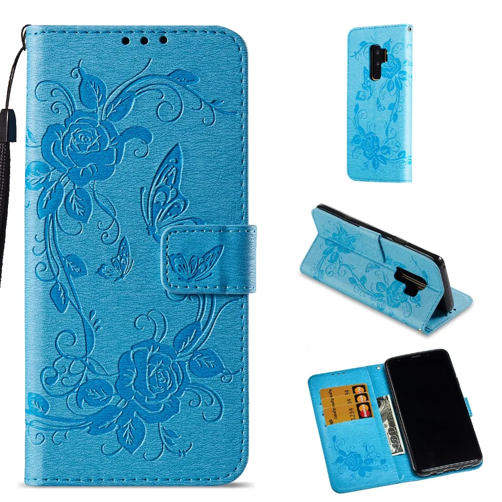 FM. HGQ роскошный мягкий кожаный чехол книжка в стиле ретро для samsung Galaxy S5 S6 S7 Edge S8 S9