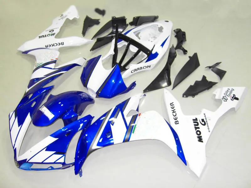 Комплект обтекателей под давлением для YAMAHA YZFR1 04 05 06 YZF R1 2004 2005 2006 YZF1000 ABS белый