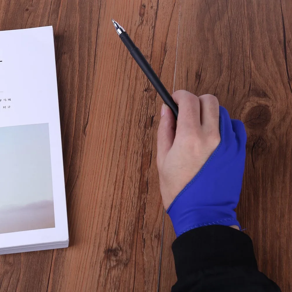 1 шт как для правой так и левой руки противообрастающие перчатки рисования 2