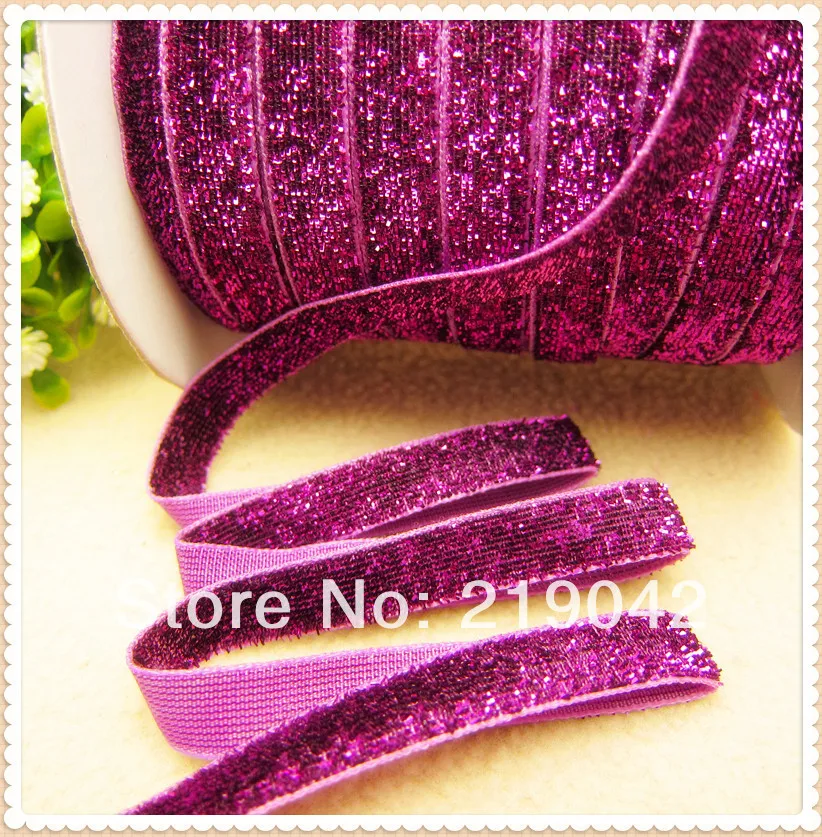 Бесплатная доставка 3/8 "10 мм ленточка с блестками для самостоятельного изготовления ювелирных изделий свадебной упаковки HM44.