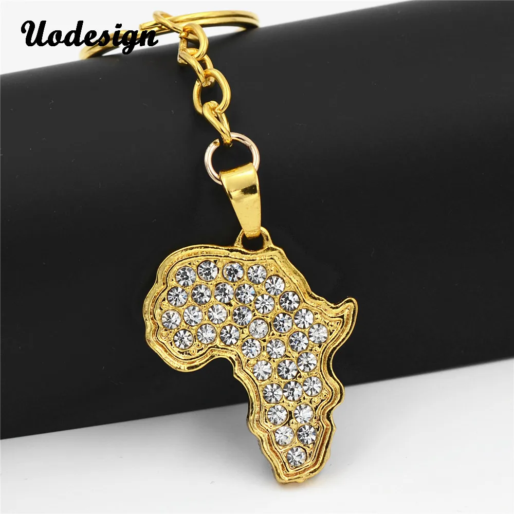 Uodesign модный шарм в стиле хип-хоп африканские ювелирные изделия с дизайном карта