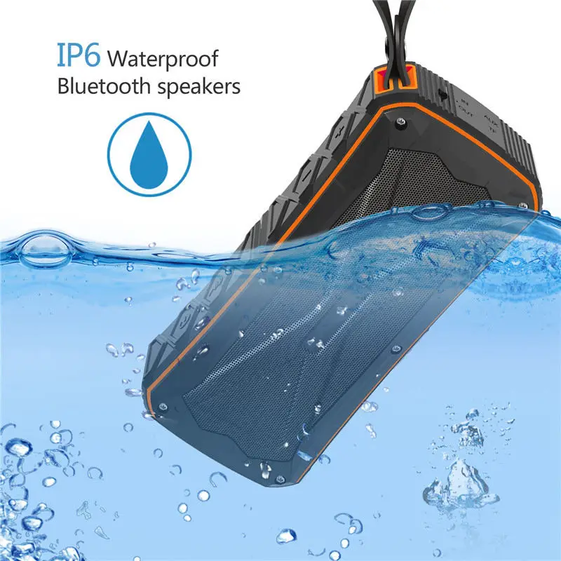 AABB S610 портативная Водонепроницаемая bluetooth колонка для альпинизма велосипедная