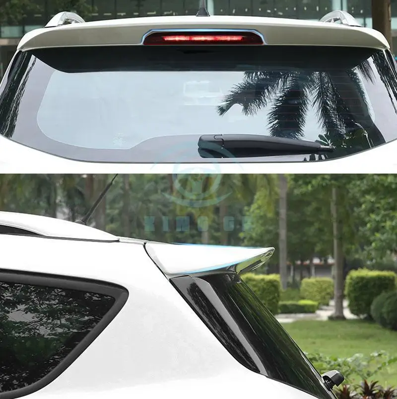 ABS жемчужно белый сушкой лаком крыло спойлер для Ford Escape/Kuga 2013 2016|wing spoiler|abs spoilerspoiler