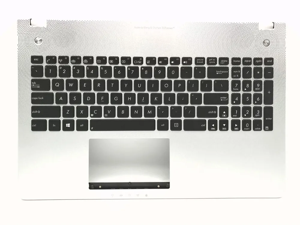 Новая клавиатура с подсветкой США серебряным подставкой для Asus N56 N56V N56VV N56VB N56VZ N56VJ