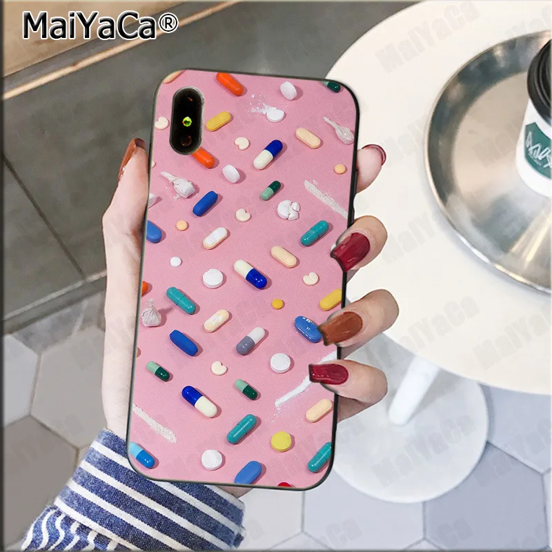 MaiYaCa таблетки шаблоны планшеты и капсулы pop Конфеты розовый черный белый