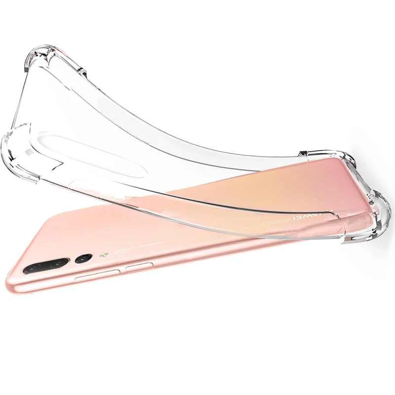 YUETUO Роскошный прозрачный противоударный чехол для телефона huawei p20 pro p 20 plus
