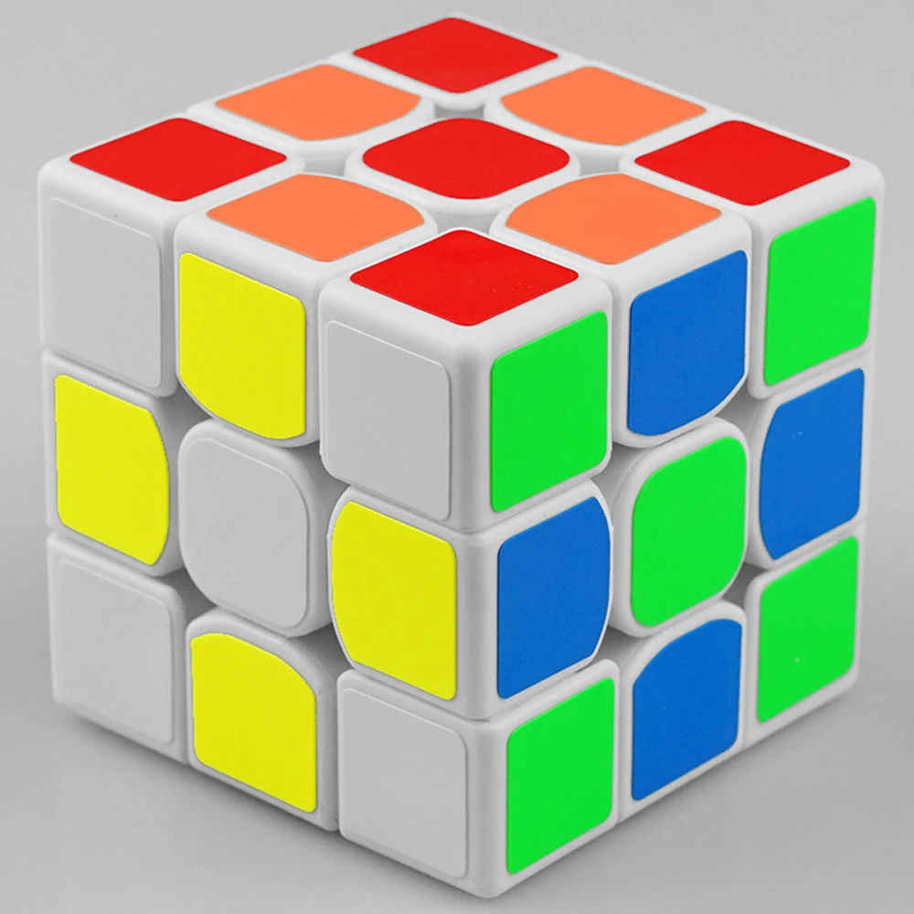 3x3x3 магические кубики 3 слоя Профессиональный скоростной головоломка куб 3*3*3 наклейки YJ GuanLong Cubo Megico