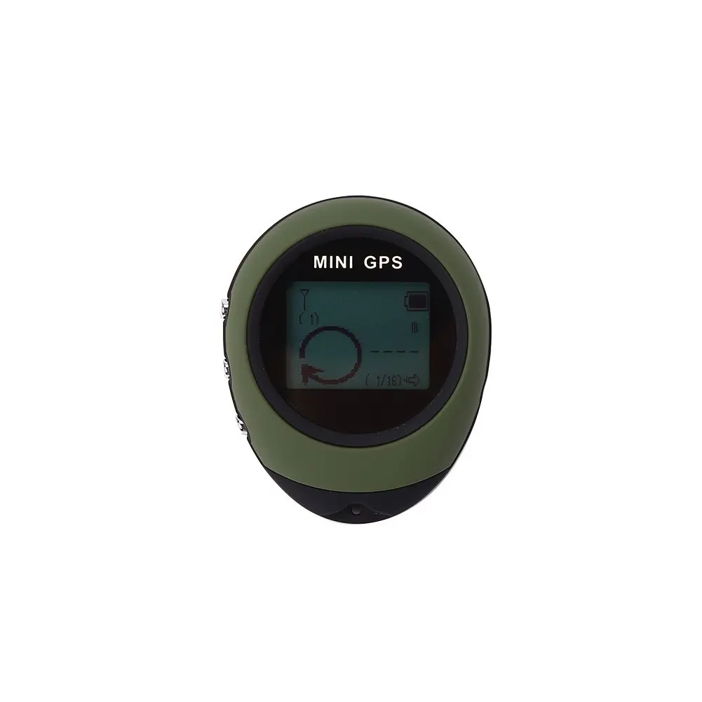 Mini GPS Receiver Navigation Tracker Handheld Location Finder Tracking Rechargeable with Electronic Compass For Outdoor Travel