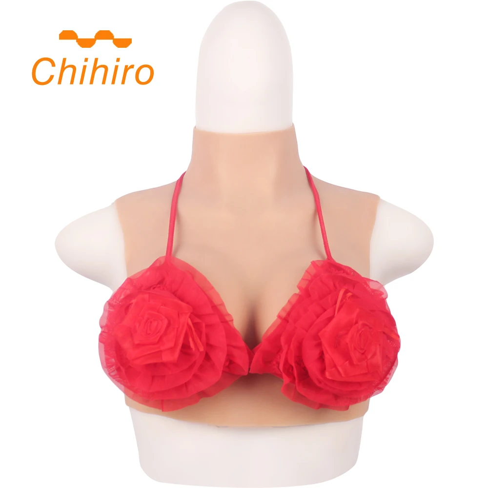 C Кубок жуткая Реалистичная силиконовая формы груди огромный увеличитель