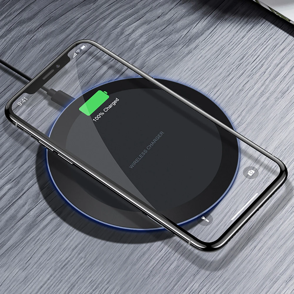 NTONPOWER Qi Беспроводное зарядное устройство для iPhone X Xs MAX XR 8 plus Быстрая зарядка для samsung S8 S9 Plus Note 9 8 USB зарядное устройство для телефона