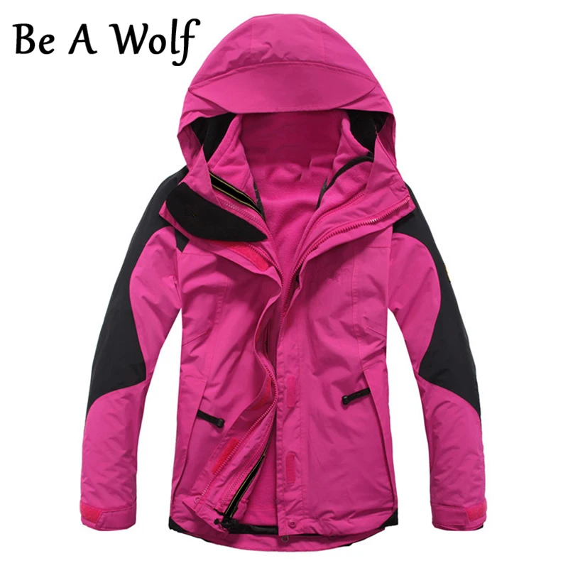 Женская куртка Be A Wolf теплая флисовая водонепроницаемая для походов на лыжах и 26 |
