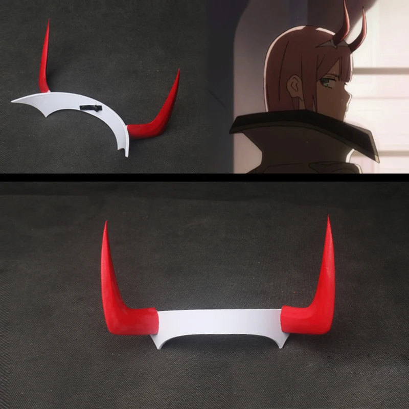 Аксессуары для косплея Takerlama DARLING in the FRANXX 02 ZERO TWO заколки волос с рогом дьявола
