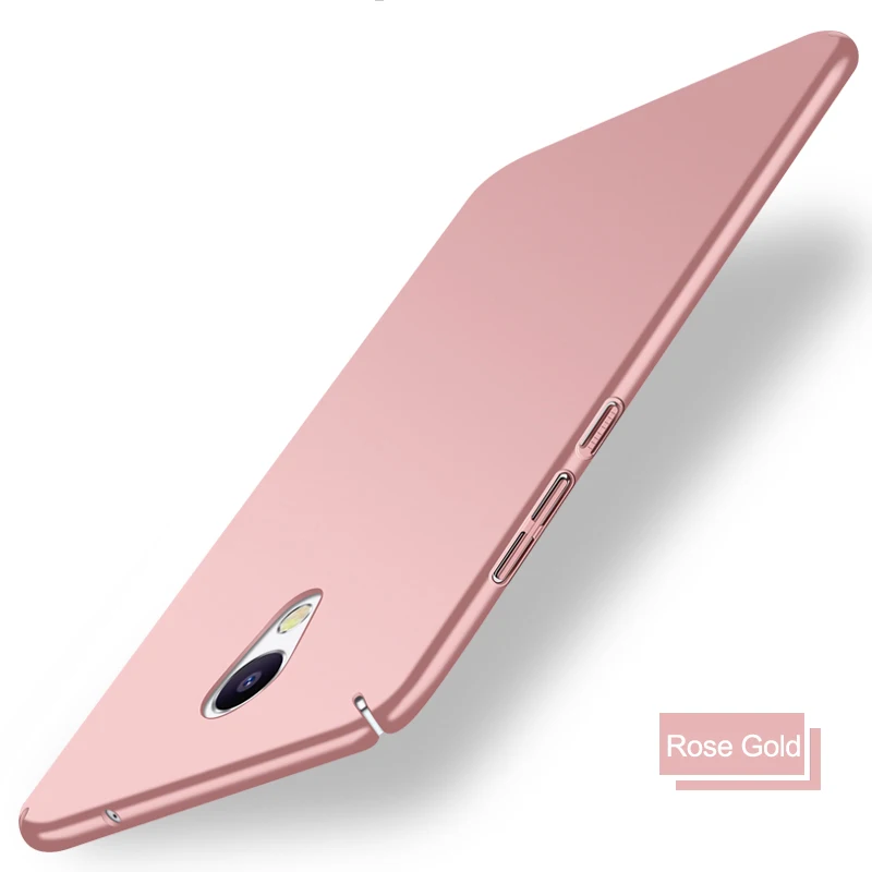 Полный Твердый чехол для Meizu M3S M3 мини M3 Примечание M5 M5 Примечание M6 MX6 Пластик Матовые чехлы для Meizu M5 M5 Примечание M5S M6 MX6 задней крышкой из поликарбоната - Цвет: Rose