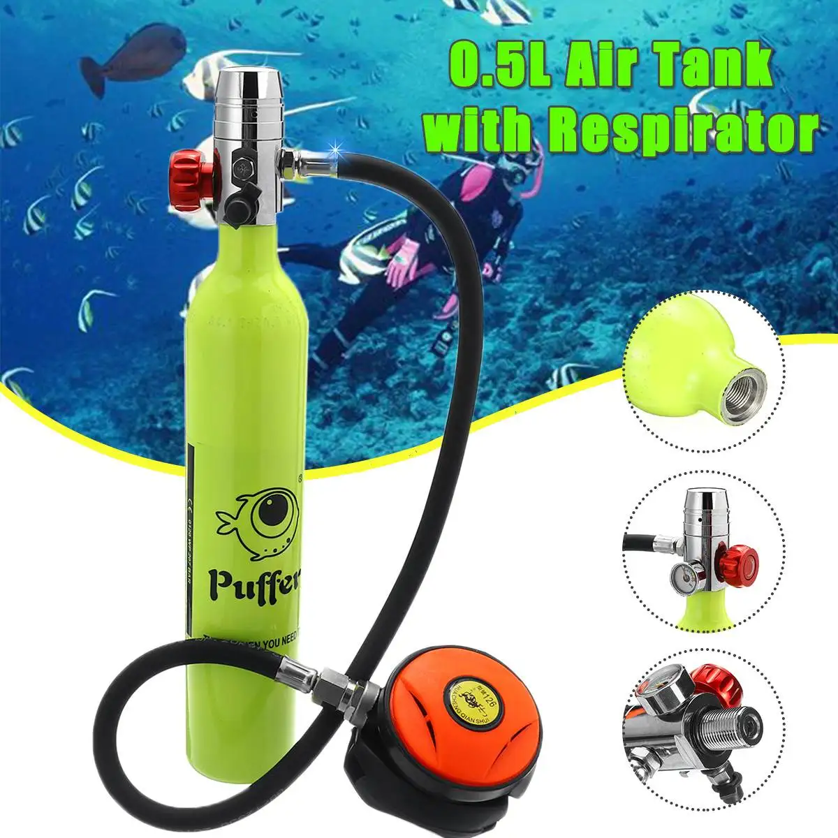 Погружной кислородный баллон погружной баллон|Трубки| |