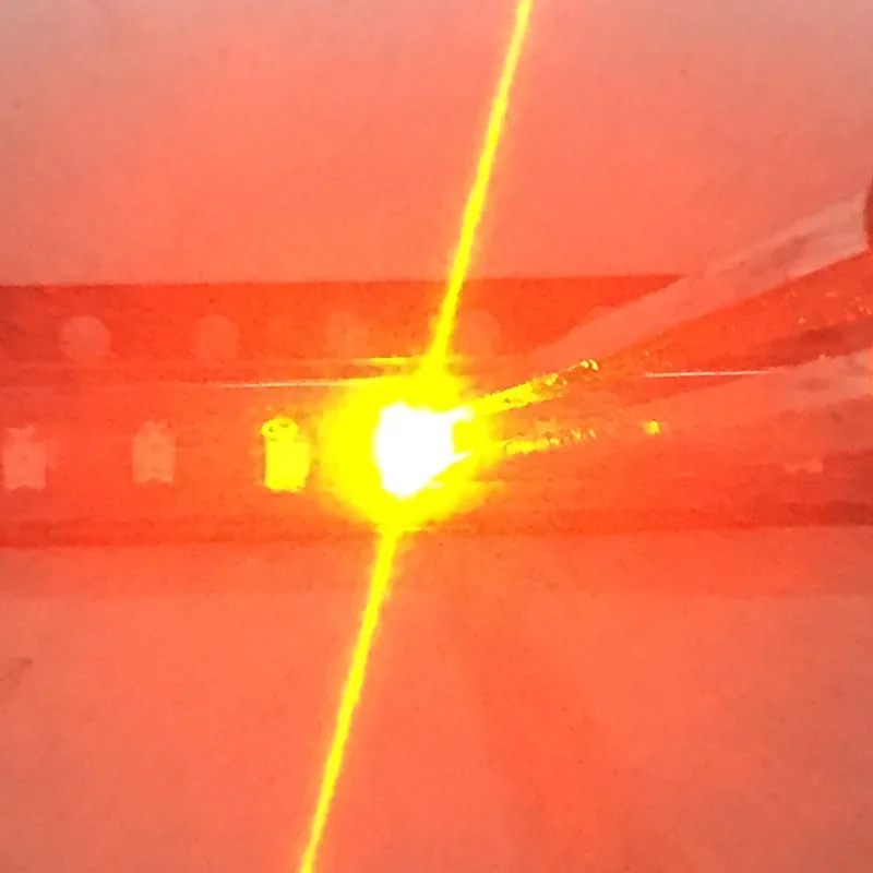 100 шт. SMD 0603 светодиодный оранжевый чип для поверхностного монтажа (1608) 20 мА 2 в