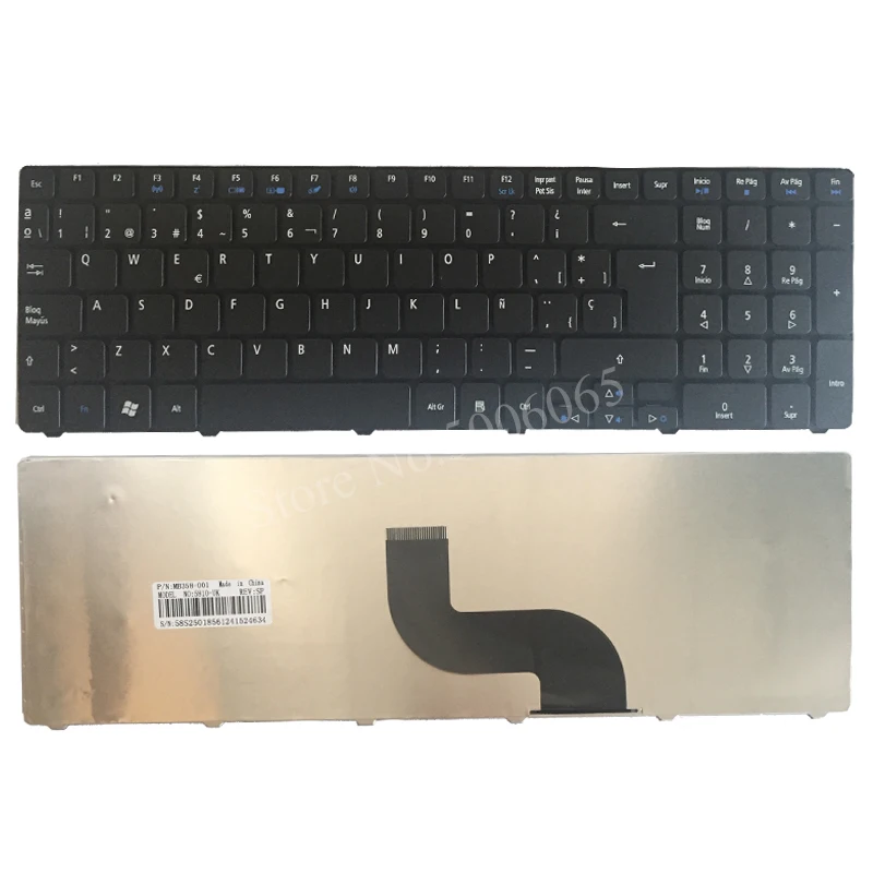 

NEW Spanish laptop keyboard for Acer Aspire 5810 5810T 5336 5410 5536 5536G 5252 5252G 5800 7331 7336 SP keyboard